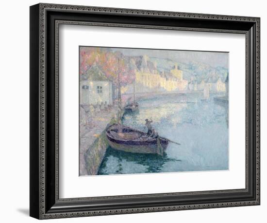 Clear Morning, Quimperle, 1923-Henri Eugene Augustin Le Sidaner-Framed Giclee Print