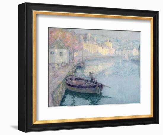 Clear Morning, Quimperle, 1923-Henri Eugene Augustin Le Sidaner-Framed Giclee Print