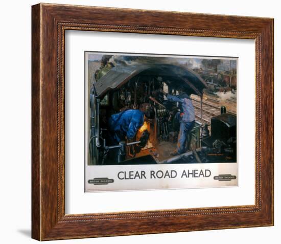 Clear Road Ahead, Monmouth Castle-null-Framed Art Print