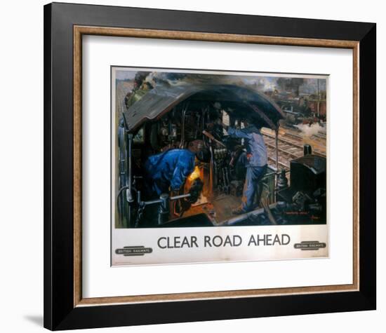 Clear Road Ahead, Monmouth Castle-null-Framed Art Print