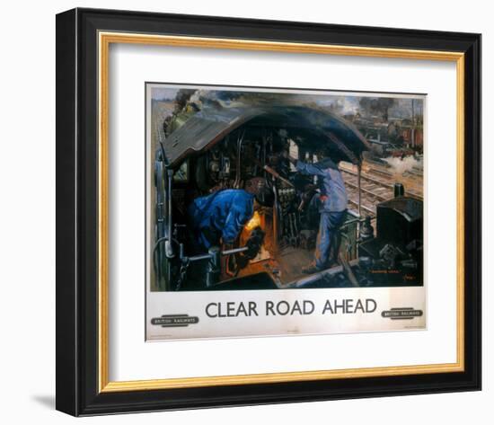 Clear Road Ahead, Monmouth Castle-null-Framed Art Print