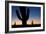 Clear Saguaro Sunset I-Larry Malvin-Framed Photographic Print