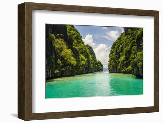 Clear Water in the Bacuit Archipelago, Palawan, Philippines-Michael Runkel-Framed Photographic Print