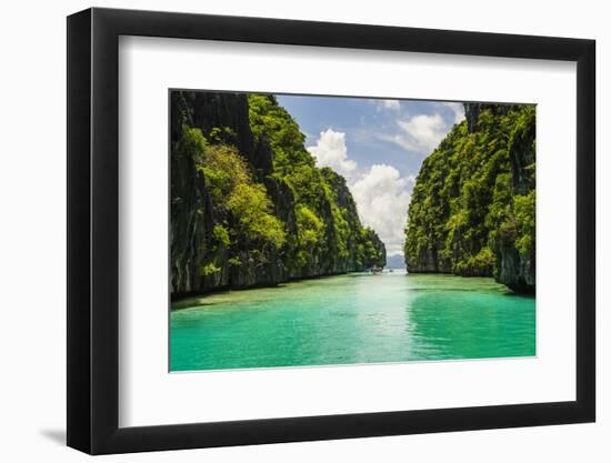 Clear Water in the Bacuit Archipelago, Palawan, Philippines-Michael Runkel-Framed Photographic Print