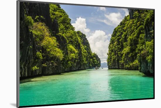 Clear Water in the Bacuit Archipelago, Palawan, Philippines-Michael Runkel-Mounted Photographic Print