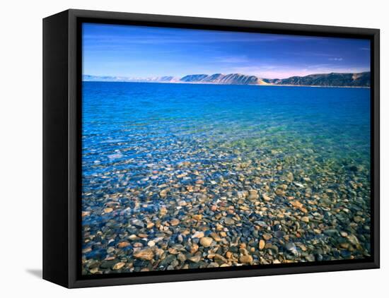 Clear Water of Bear Lake, Near Rendezvous Beach, Utah, USA-Scott T. Smith-Framed Premier Image Canvas