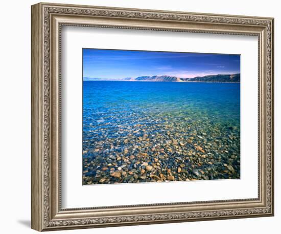 Clear Water of Bear Lake, Near Rendezvous Beach, Utah, USA-Scott T. Smith-Framed Photographic Print