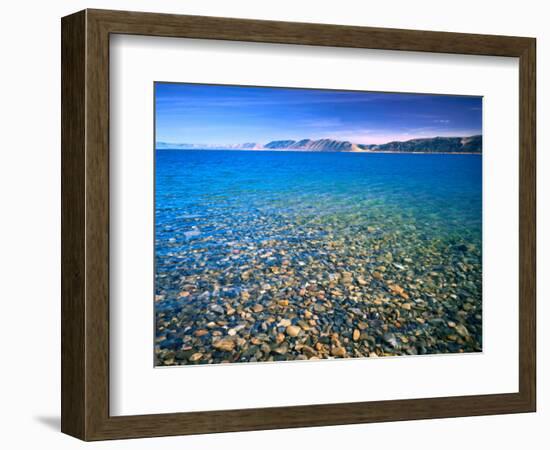 Clear Water of Bear Lake, Near Rendezvous Beach, Utah, USA-Scott T. Smith-Framed Photographic Print