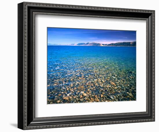 Clear Water of Bear Lake, Near Rendezvous Beach, Utah, USA-Scott T. Smith-Framed Photographic Print