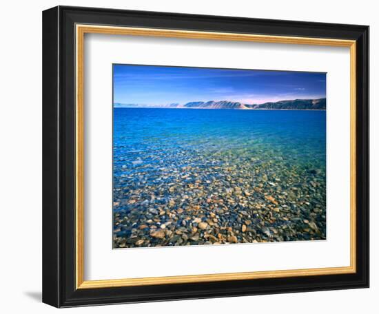 Clear Water of Bear Lake, Near Rendezvous Beach, Utah, USA-Scott T. Smith-Framed Photographic Print