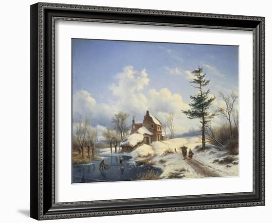 Clear Winter's Day-Cornelius Lieste-Framed Giclee Print