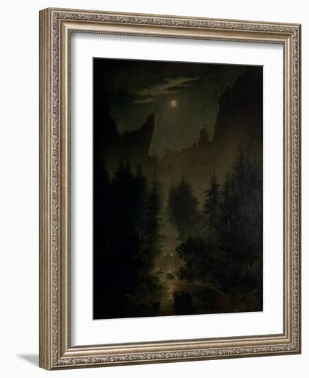 Clearing in the Forest-Caspar David Friedrich-Framed Giclee Print