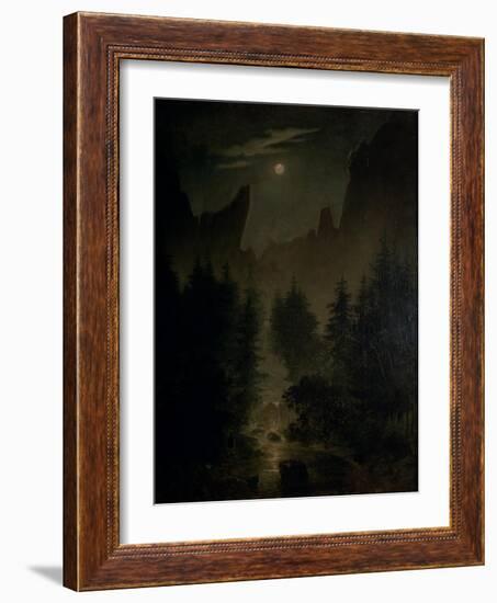 Clearing in the Forest-Caspar David Friedrich-Framed Giclee Print