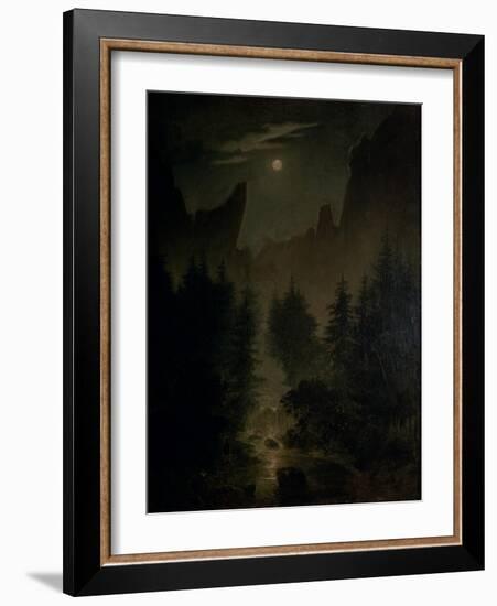 Clearing in the Forest-Caspar David Friedrich-Framed Giclee Print