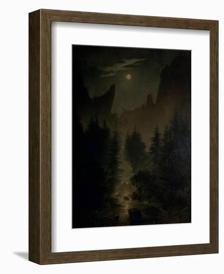 Clearing in the Forest-Caspar David Friedrich-Framed Giclee Print