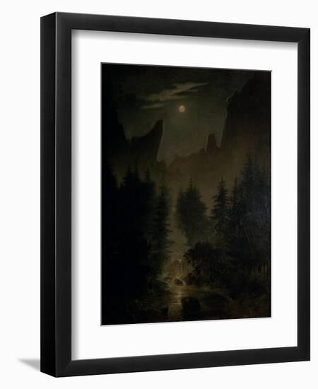 Clearing in the Forest-Caspar David Friedrich-Framed Giclee Print