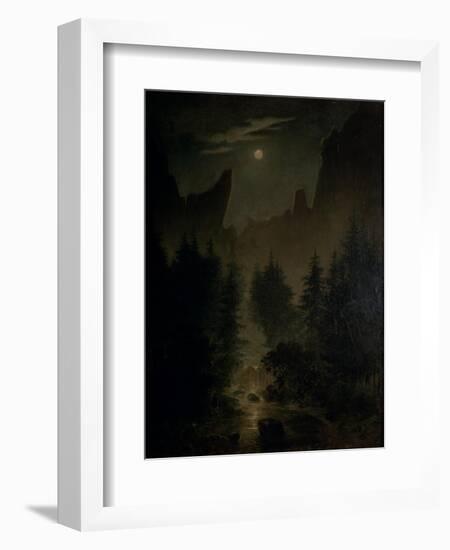 Clearing in the Forest-Caspar David Friedrich-Framed Giclee Print