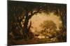 Clearing in the Woods of Fontainebleau-Théodore Rousseau-Mounted Giclee Print