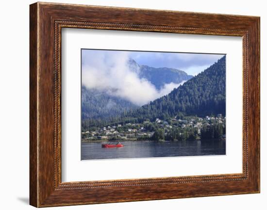 Clearing morning mists, Sitka Sound, Sitka, Northern Panhandle, Southeast Alaska, United States of -Eleanor Scriven-Framed Photographic Print