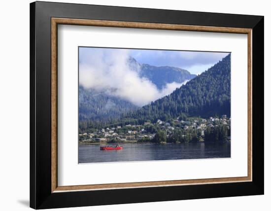 Clearing morning mists, Sitka Sound, Sitka, Northern Panhandle, Southeast Alaska, United States of -Eleanor Scriven-Framed Photographic Print