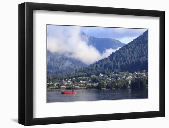 Clearing morning mists, Sitka Sound, Sitka, Northern Panhandle, Southeast Alaska, United States of -Eleanor Scriven-Framed Photographic Print