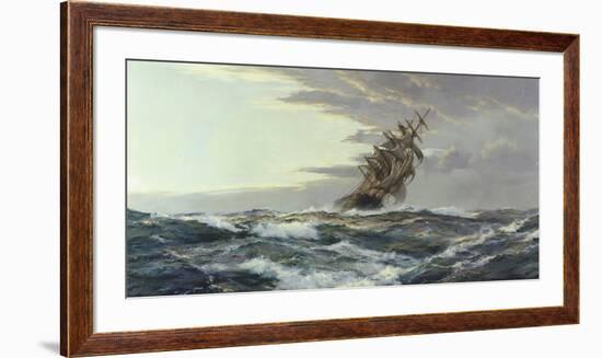 Clearing Skies-Montague Dawson-Framed Premium Giclee Print