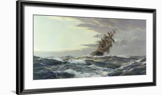 Clearing Skies-Montague Dawson-Framed Premium Giclee Print