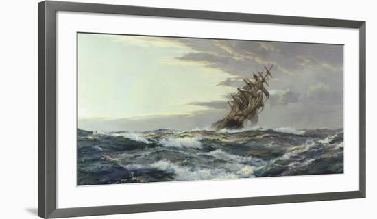 Clearing Skies-Montague Dawson-Framed Premium Giclee Print