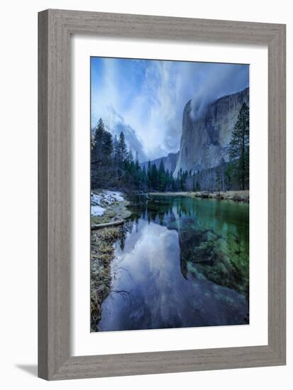 Clearing Storm at El Capitan, Yosemite Valley, California-Vincent James-Framed Photographic Print