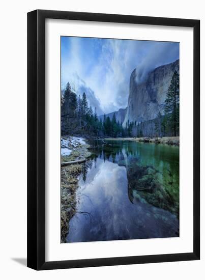 Clearing Storm at El Capitan, Yosemite Valley, California-Vincent James-Framed Photographic Print