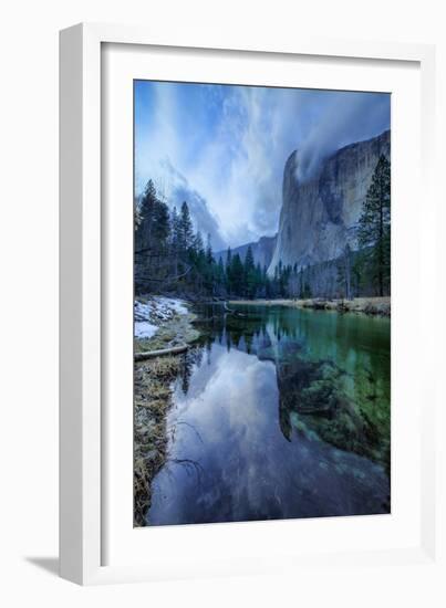 Clearing Storm at El Capitan, Yosemite Valley, California-Vincent James-Framed Photographic Print