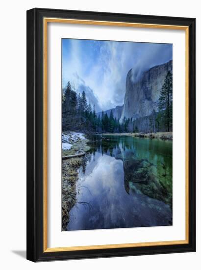 Clearing Storm at El Capitan, Yosemite Valley, California-Vincent James-Framed Photographic Print