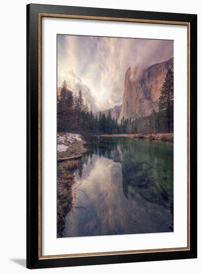 Clearing Storm at El Capitan, Yosemite-Vincent James-Framed Photographic Print