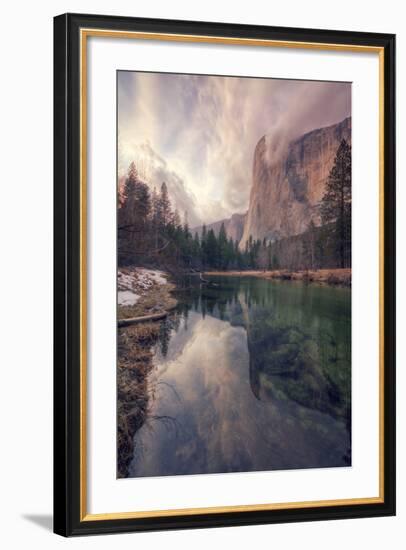 Clearing Storm at El Capitan, Yosemite-Vincent James-Framed Photographic Print