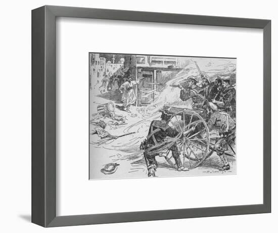 'Clearing the Streets of Alexandria', c1896, (1902)-Unknown-Framed Giclee Print