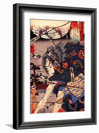 Clearing Water at Horikawa-Kuniyoshi Utagawa-Framed Giclee Print