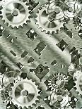 Illustration Of Steampunk Inspired Cogs And Clockwork-clearviewstock-Art Print