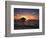 Clearwater Beach and Pier at Sunset, Florida, USA-Adam Jones-Framed Photographic Print