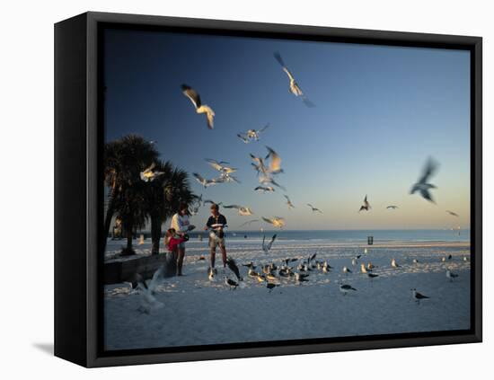 Clearwater Beach, Florida, USA-John Coletti-Framed Premier Image Canvas