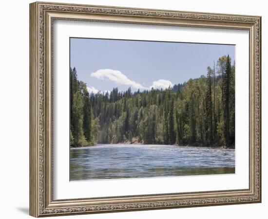 Clearwater River in Wells Grey Provincial Park, British Columbia, Canada, North America-Martin Child-Framed Photographic Print
