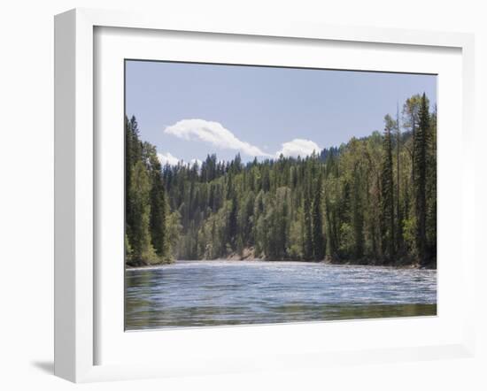 Clearwater River in Wells Grey Provincial Park, British Columbia, Canada, North America-Martin Child-Framed Photographic Print