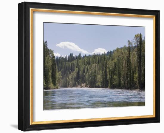 Clearwater River in Wells Grey Provincial Park, British Columbia, Canada, North America-Martin Child-Framed Photographic Print