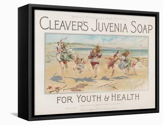 Cleaver's Juvenia Soap for Youth and Health-null-Framed Premier Image Canvas