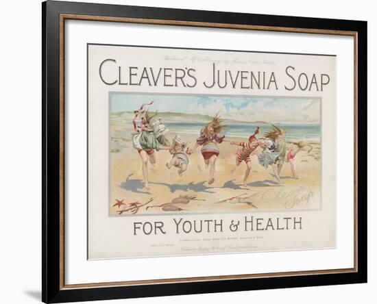 Cleaver's Juvenia Soap for Youth and Health-null-Framed Giclee Print