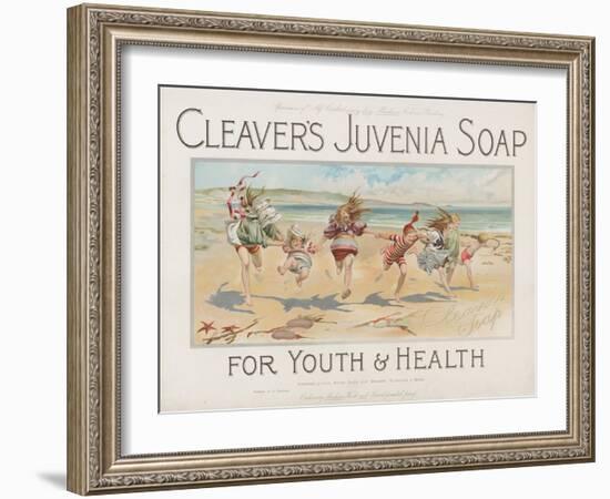 Cleaver's Juvenia Soap for Youth and Health-null-Framed Giclee Print