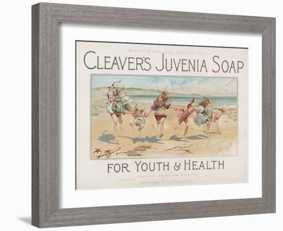 Cleaver's Juvenia Soap for Youth and Health-null-Framed Giclee Print