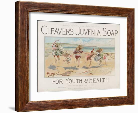 Cleaver's Juvenia Soap for Youth and Health-null-Framed Giclee Print