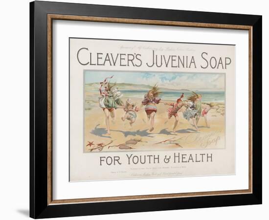 Cleaver's Juvenia Soap for Youth and Health-null-Framed Giclee Print