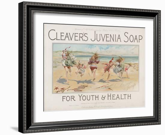 Cleaver's Juvenia Soap for Youth and Health-null-Framed Giclee Print