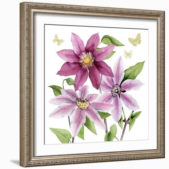 Clematis Climb I-Grace Popp-Framed Art Print